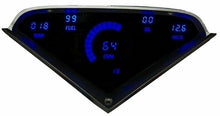 Load image into Gallery viewer, Intellitronix Blue LED Digital Gauge Cluster Replacement 1955-1959 Chevy Trucks
