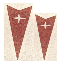 Load image into Gallery viewer, Reflective Red Front/Rear Arrowhead Emblem Overlay Decal Set For 2004-2006 GTO