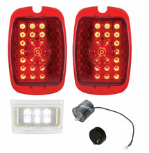 Load image into Gallery viewer, United Pacific 27 LED Sequential Tail Light Set 1937-38 Chevy Car/1940-53 Truck