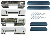 Load image into Gallery viewer, PUI Dark Blue Front/Rear Armrest Pad Set 1965-1967 GTO Chevelle Skylark 442