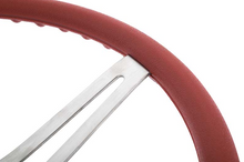 Load image into Gallery viewer, OER 15" Red Grip Cushioned Steering Wheel Kit For 1969-1972 Chevy & GMC Trucks