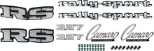 Load image into Gallery viewer, OER Exterior RS Emblem Kit 1969 Chevy Camaro RS Models With 327 Engine