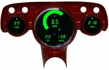 Load image into Gallery viewer, Intellitronix Green LED Digital Gauge Cluster 1957 Chevy Bel Air 150 210 Nomad