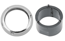 Load image into Gallery viewer, OER 3 Slot Chrome Ignition Switch Nut and Tool 1955-1956 Chevy Bel Air 150 210