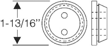 Load image into Gallery viewer, OER Quarter Panel Tailgate Wiring Grommet For 1959-1963 Chevy and Pontiac Wagons