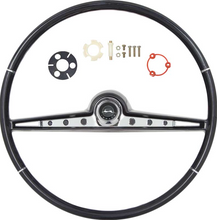 Load image into Gallery viewer, OER Black Steering Wheel Kit With Impala Horn Emblem 1962 Chevy Impala Models