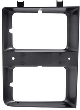 Load image into Gallery viewer, OER Black Headlamp Bezel Set 1983-1984 Chevy Truck Suburbans With Chrome Grilles