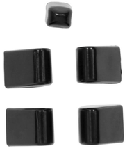 Load image into Gallery viewer, Trim Parts Heater Control Black Lever Knob Set 1957 Bel Air 150 210 Nomad