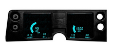 Load image into Gallery viewer, Intellitronix Teal LED Digital Gauge Cluster 1968 Chevy Chevelle Models