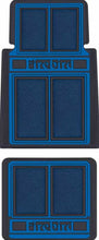 Load image into Gallery viewer, OER 4 PC Blue/Black Carpet Floor Mat Set 1967-2002 Pontiac Firebird & Trans AM