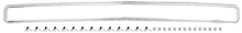 Load image into Gallery viewer, OER Reproduction Grille Molding 1967-1968 Chevy Pickup Trucks Sold Individually