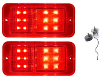 Load image into Gallery viewer, Rear Red 12 LED Standard Side Marker Light Set For 1968-1972 Chevy/GMC Trucks