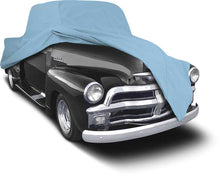 Load image into Gallery viewer, OER Single Layer Diamond Blue Indoor Car Cover 1960-76 Chevy/GMC Shortbed Truck