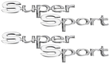 Load image into Gallery viewer, RestoParts Rear Quarter Panel Super Sport Emblem Set For 1967 Chevelle Models