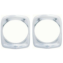 Load image into Gallery viewer, OER 3866885-2 1966 Chevrolet II Nova Polished Aluminum Headlamp Bezel Set