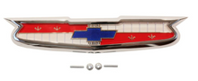 Load image into Gallery viewer, Trim Parts Hood Emblem and Bezel Assembly For 1955 Chevy Bel Air Nomad 150 210