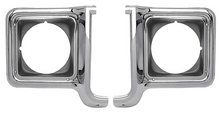 Load image into Gallery viewer, OER Headlamp Bezel Set 1973-1978 Chevy/GMC Pickup Trucks Jimmy Blazer Suburban