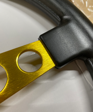 Load image into Gallery viewer, Black Thin Grip Gold Spoke Formula Steering Wheel Kit 1972-80 Firebird/Trans AM