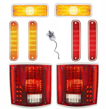 Load image into Gallery viewer, United Pacific Sequential LED Tail/Marker/Park Lamp Set 1973-80 Chevy GMC Truck