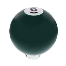 Load image into Gallery viewer, United Pacific Green #6 Pool Ball Gearshift Knob Manual Transmission