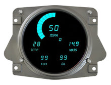 Load image into Gallery viewer, Intellitronix Teal LED Digital Gauge Cluster Panel For 1966-1977 Ford Broncos
