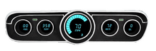 Load image into Gallery viewer, Intellitronix Teal LED Digital Gauge Cluster Panel 1965-1966 Ford Mustang