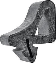 Load image into Gallery viewer, OER 3790654 1962-1965 Chevrolet Chevy II Nova Rubber Hood Side Stopper Set