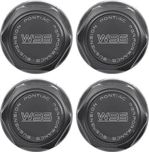 Load image into Gallery viewer, OER Black WS6 Wheel Center Cap Set 1982-1992 Pontiac Firebird and Trans AM