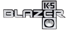 Load image into Gallery viewer, OER "K5 Blazer" Front Fender Emblem 1981-1987 Chevy Blazer Models