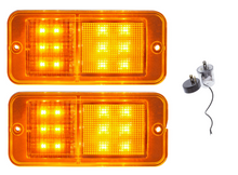 Load image into Gallery viewer, Front Amber 12 LED Standard Side Marker Light Set For 1968-1972 Chevy/GMC Trucks
