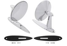 Load image into Gallery viewer, OER Chrome Convex Outer Door Mirror Set For 1955-1957 Bel Air 150 210 and Nomad