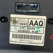 Load image into Gallery viewer, Used GM 92174645 Barbados Blue Instrument Gauge Cluster 2004 GTO 95K Miles