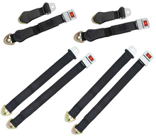Load image into Gallery viewer, OER 4 Piece Deluxe Seat Belt Set For 1965-1966 GTO LeMans 442 Cutlass Skylark