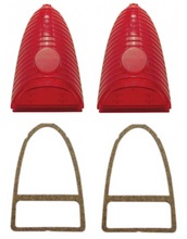 Load image into Gallery viewer, United Pacific LED Tail Light Lamp Set & Gaskets For 1955 Chevy Bel Air 150 210