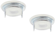 Load image into Gallery viewer, OER Clear Door Lock Knob Ferrule Set For 1965-1967 Impala Bonneville & Catalina