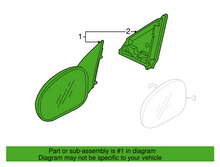 Load image into Gallery viewer, GM NOS 92209465 Left Hand Driver's Side Exterior Mirror 2004-2006 Pontiac GTO