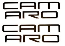 Load image into Gallery viewer, Flat Black Front Lettering Inlay Decal For 1998-2002 Chevy Camaro Models