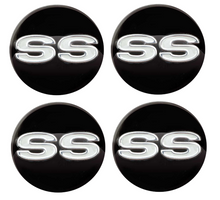 Load image into Gallery viewer, OER SS Wheel Center Cap Emblem Set 1969 Camaro 1969-1970 Impala and Nova