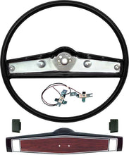 Load image into Gallery viewer, OER Black Steering Wheel Kit 1969-1970 Chevrolet Camaro Chevelle Nova Impala