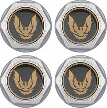 Load image into Gallery viewer, OER Wheel Center Cap Set Silver w/ Late Gold Bird Logo 1982-1992 Firebird