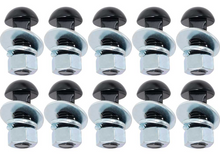 Load image into Gallery viewer, OER Front Or Rear Black Bumper Bolt Set For 1947-1972 Chevy and GMC Pickup Truck