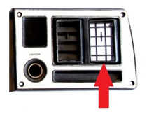 Load image into Gallery viewer, Center Dash Air Vent Deflector For 1979-1981 Camaro Models With Air Conditioning