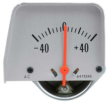 Load image into Gallery viewer, OER 6473265 Console Amp Gauge Silver 1968-1976 Camaro Chevy II Nova Ventura GTO