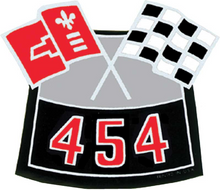 Load image into Gallery viewer, OER 454 With 385 HP Air Cleaner Decal Set Camaro Nova Chevelle Impala Corvette