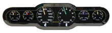 Load image into Gallery viewer, Universal 6 Gauge Analog Cluster Panel With Color Changing Needle Custom Hotrod