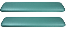 Load image into Gallery viewer, RestoParts Dark Aqua Front Armrest Pad Set 1965-1967 GTO 442 Chevelle & Skylark