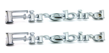 Load image into Gallery viewer, Diecast Front Fender Emblem Set For 1969 Pontiac Firebird Made in the USA