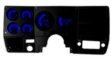 Load image into Gallery viewer, Intellitronix Blue LED Bar Digital Gauge Cluster Panel 1973-1987 Chevy Trucks