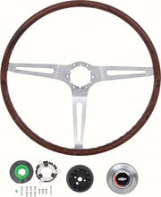 Load image into Gallery viewer, OER R6533 Walnut Steering Wheel Kit 1969 Chevrolet Camaro Nova Impala W/O Tilt