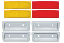 Load image into Gallery viewer, OER Front and Rear Side Marker Lens and Bezel Set 1969 Dart Charger Belvedere